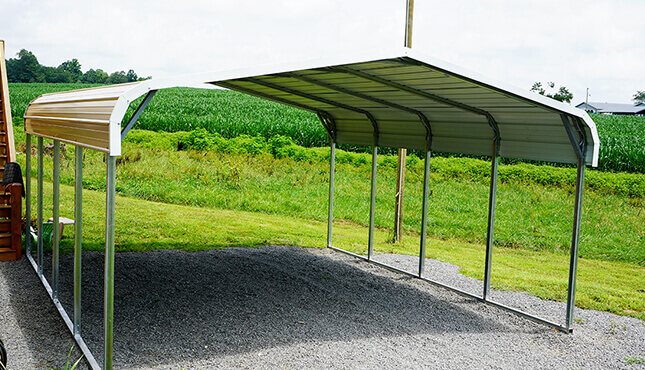 18x21 Regular Steel Carport