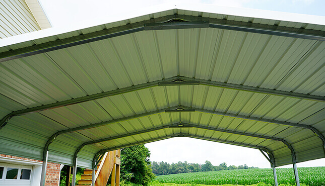 18x21 Regular Steel Carport