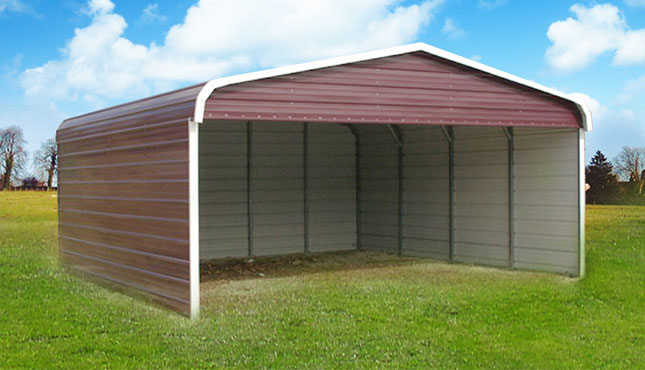 22x21x7 Steel Carport
