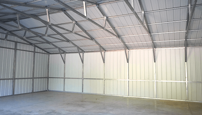 28x41 Side Entry Metal Garage