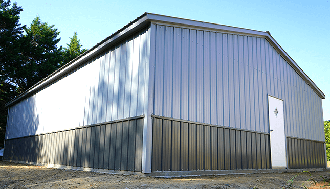 28x41 Side Entry Metal Garage