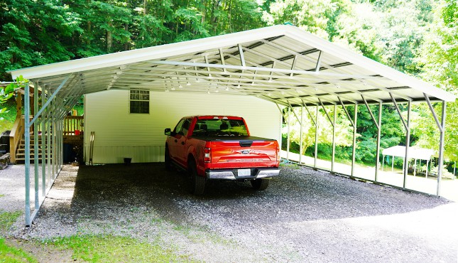 30 x 26 Vertical Roof Carport