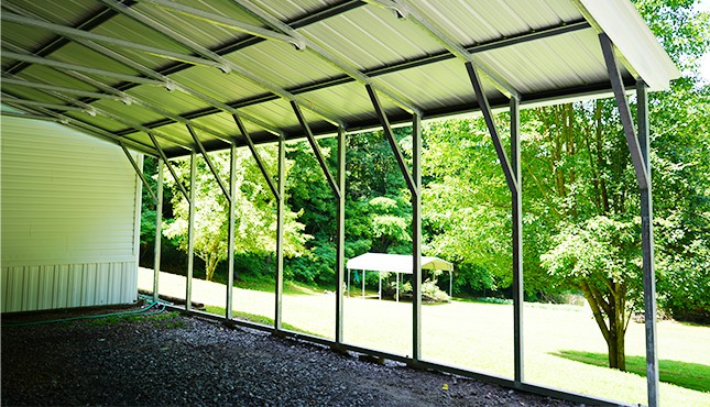 30 x 26 Vertical Roof Carport