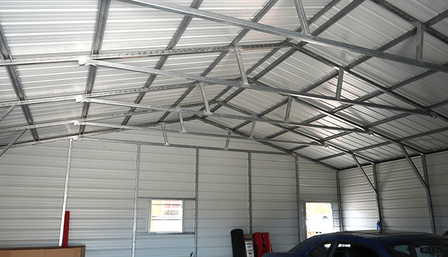 30x31 Vertical Roof Garage