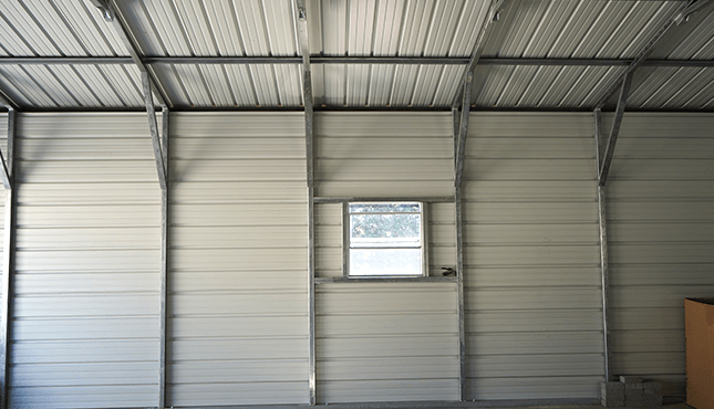 30x31 Vertical Roof Garage