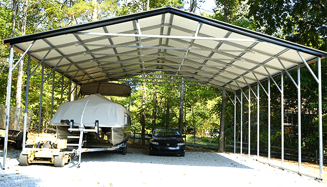 30x36 Vertical Roof Carport