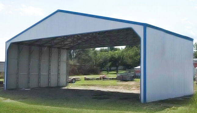 40x30x12 Clear Span Commercial Carport