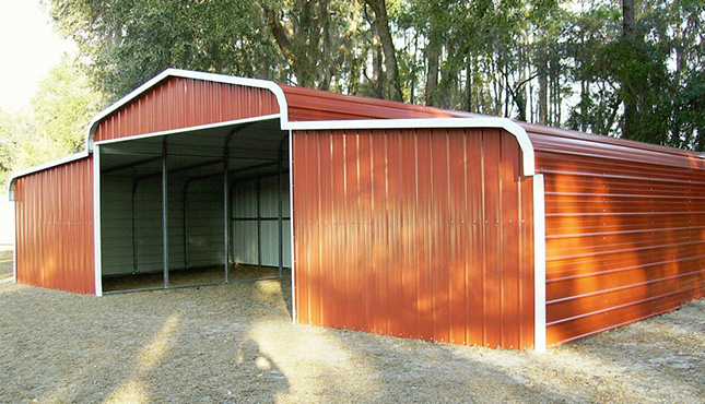 42x12x9 Regular Metal Horse Barn