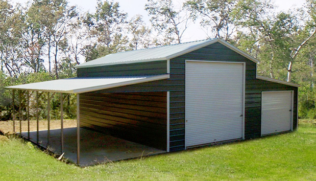 42x31x12 Vertical Roof Custom Metal Barn