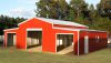 48x40x12 Vertical Roof Metal Barn
